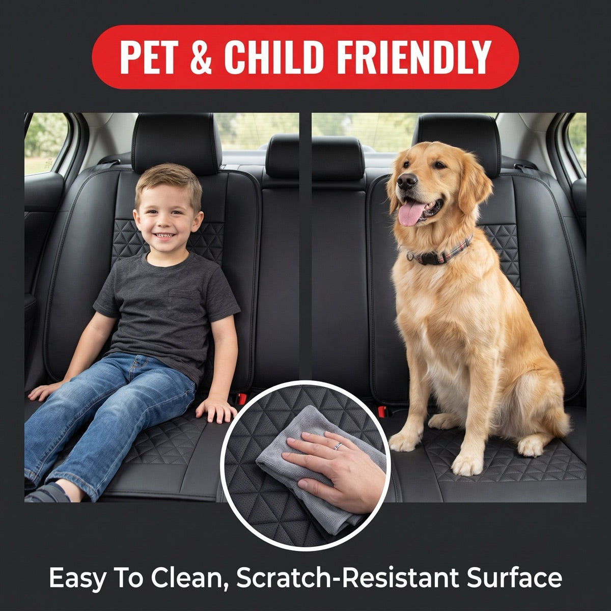 Pet and Child Friendly - Black